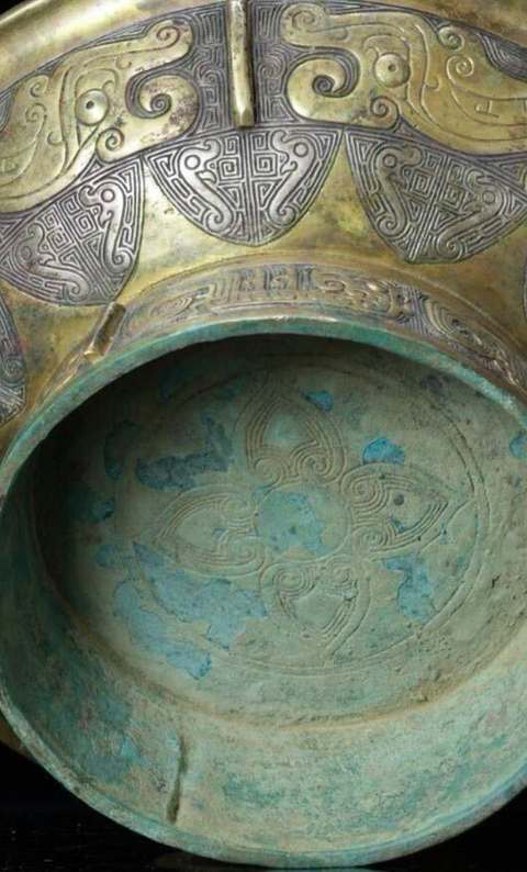 古玩銅器銅盤(pán)真品鑒賞圖