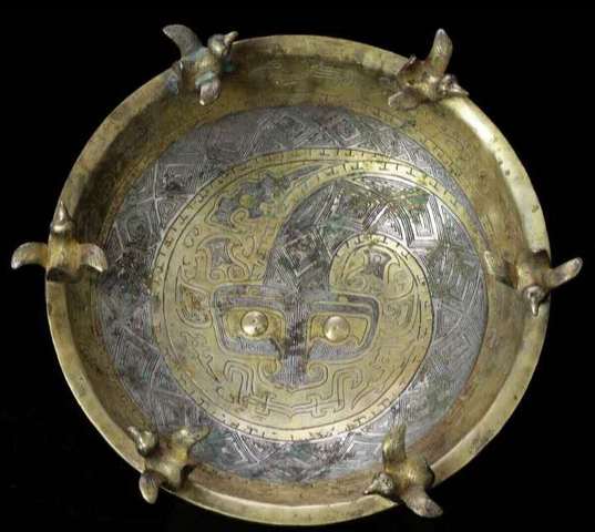 古玩銅器銅盤(pán)真品鑒賞圖