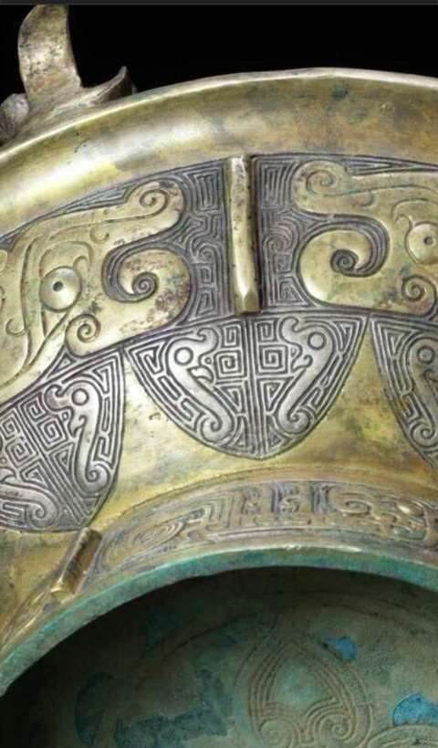 古玩銅器銅盤(pán)真品鑒賞圖