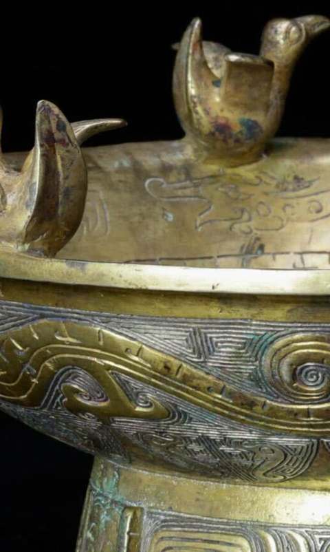 古玩銅器銅盤(pán)真品鑒賞圖