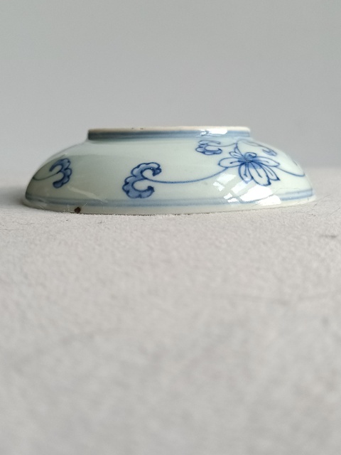 古玩陶瓷青花龍鳳紋盤真品鑒賞圖
