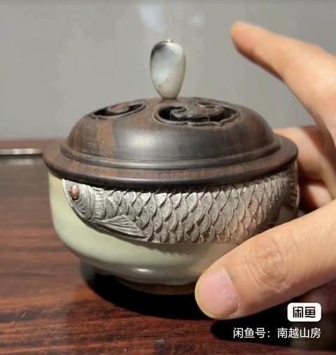 古玩陶瓷鈞窯羅漢杯真品鑒賞圖