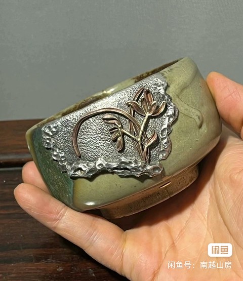 古玩陶瓷鈞窯羅漢杯真品鑒賞圖