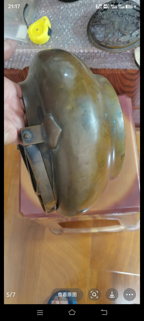 古玩銅器暖手爐真品鑒賞圖