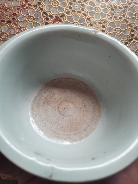 古玩陶瓷青花花卉紋碗真品鑒賞圖