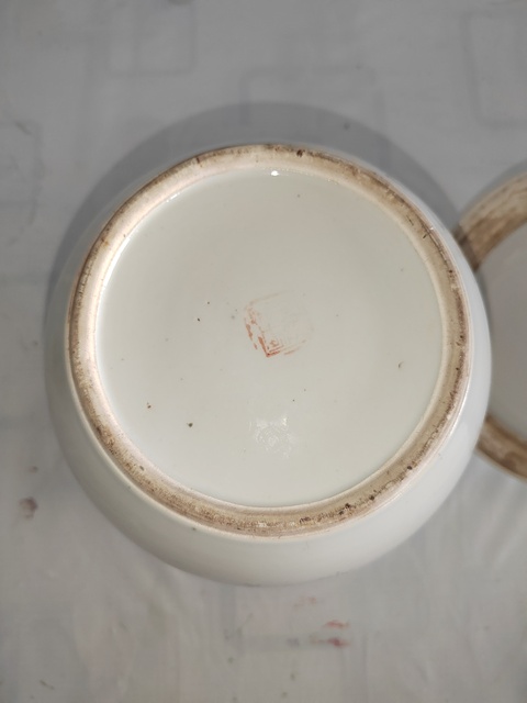 古玩陶瓷描金松鶴延年圖粥罐拍賣，當前價格1000元
