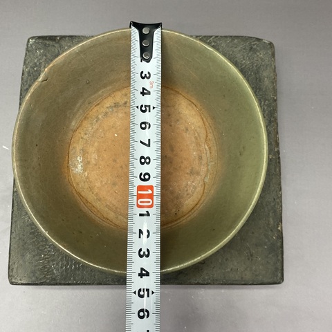 古玩陶瓷晚明龍泉窯系青釉碗真品鑒賞圖