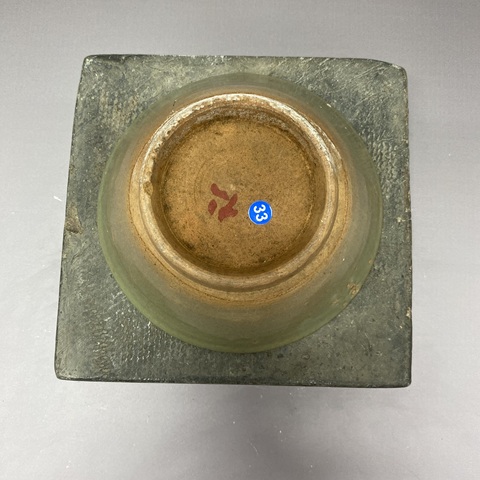 古玩陶瓷晚明龍泉窯系青釉碗真品鑒賞圖