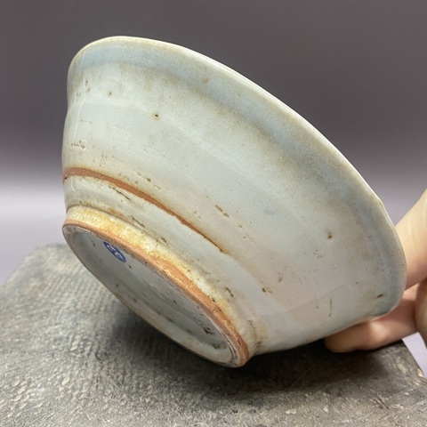 古玩陶瓷澀圈圈足疊燒工藝碗真品鑒賞圖