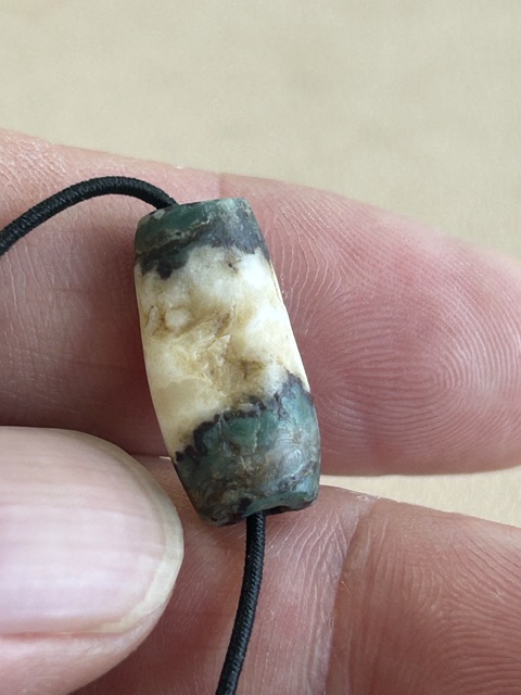 古玩玉器石質管珠拍賣,當前價格9000元