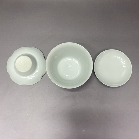 古玩陶瓷清光緒·二級官窯·青花牡丹花卉三才蓋碗拍賣,當前價格6900元