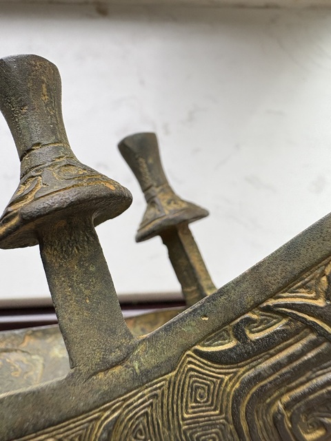 古玩銅器銅爵真品鑒賞圖