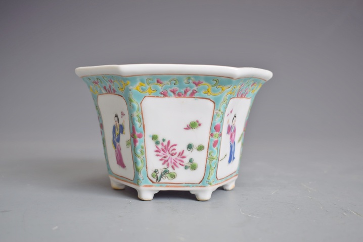 古玩陶瓷花盆真品鑒賞圖