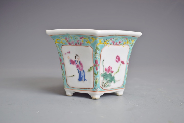 古玩陶瓷花盆真品鑒賞圖