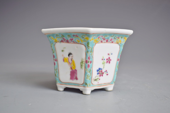 古玩陶瓷花盆真品鑒賞圖