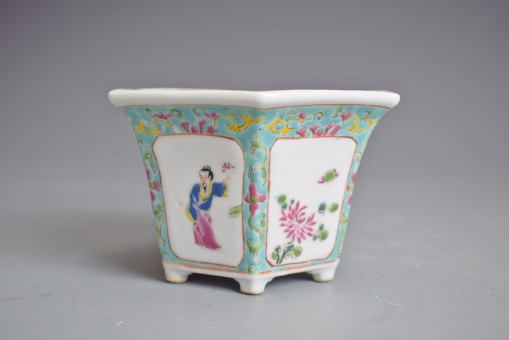 古玩陶瓷花盆真品鑒賞圖