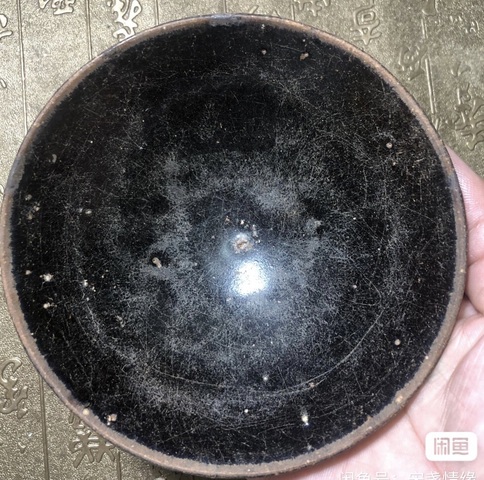 古玩陶瓷南宋建窯黑釉盞真品鑒賞圖