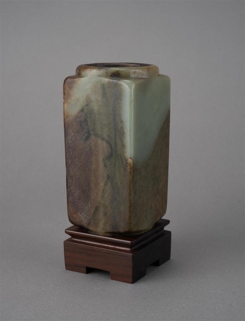 古玩玉器和田玉雕“筆筒”真品鑒賞圖