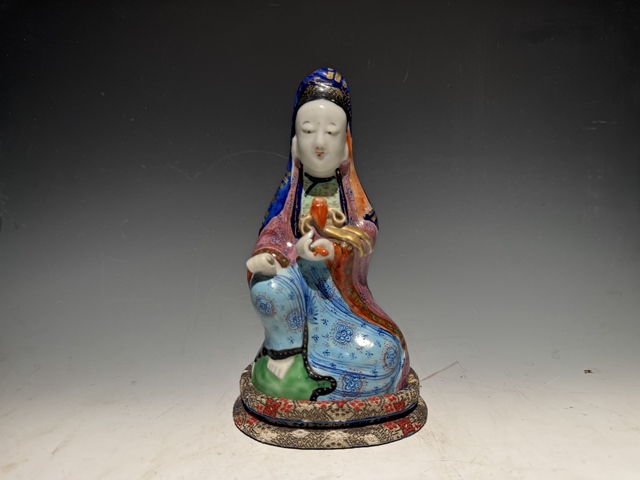 古玩陶瓷觀音造像真品鑒賞圖
