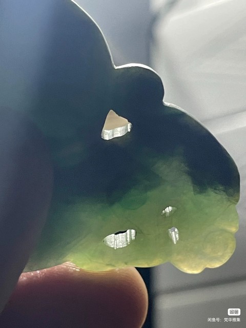 古玩玉器翡翠雕“瑞獸”把件真品鑒賞圖