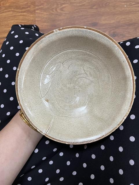 古玩陶瓷青白釉刻花碗真品鑒賞圖