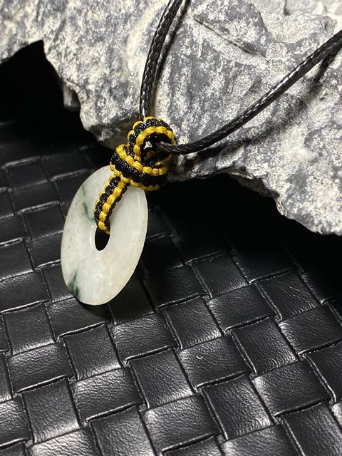 古玩玉器(一口價放漏)清代天然翡翠“平安扣”拍賣,當前價格800元