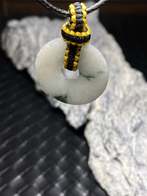 古玩玉器(一口價放漏)清代天然翡翠“平安扣”拍賣,當前價格800元