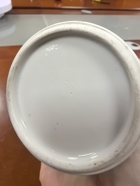 古玩陶瓷青花山水人物梅瓶真品鑒賞圖