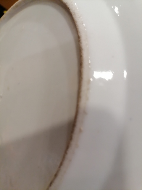 古玩陶瓷青花山水盤真品鑒賞圖