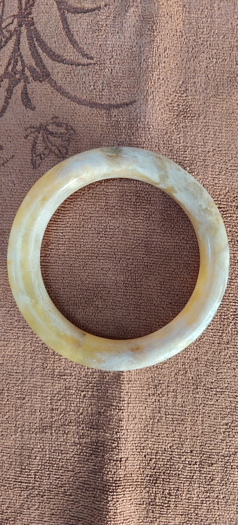 古玩玉器地方料手鐲真品鑒賞圖