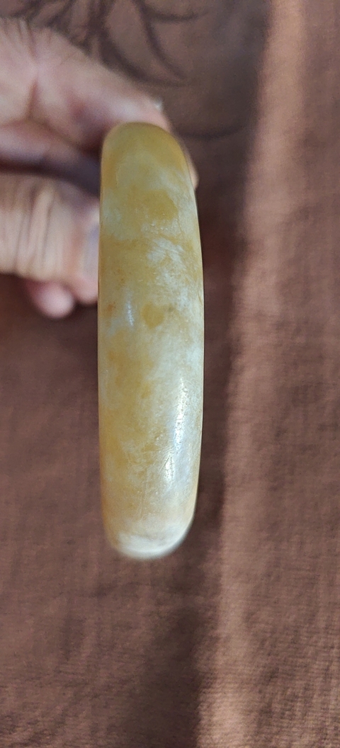 古玩玉器地方料手鐲真品鑒賞圖