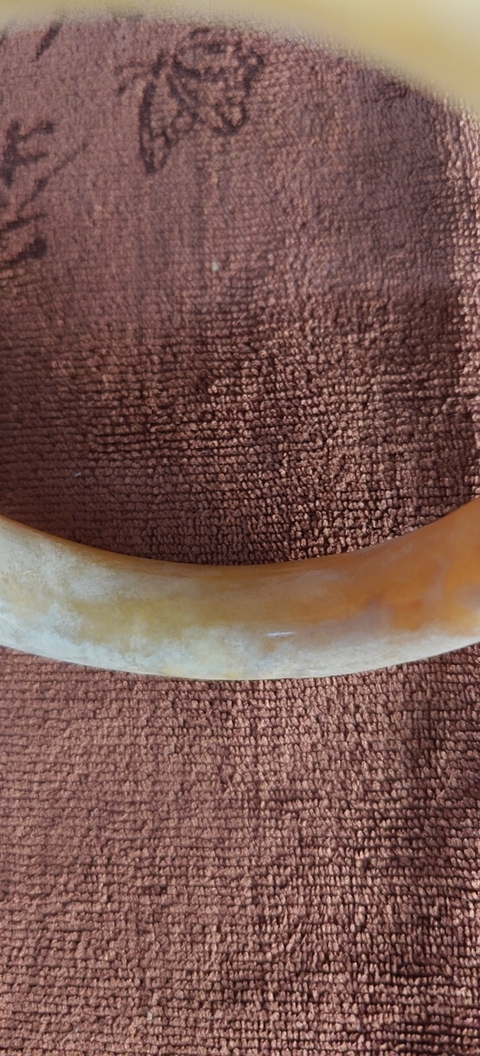 古玩玉器地方料手鐲真品鑒賞圖