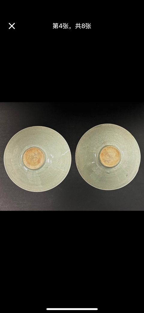 古玩陶瓷影青刻花碗真品鑒賞圖