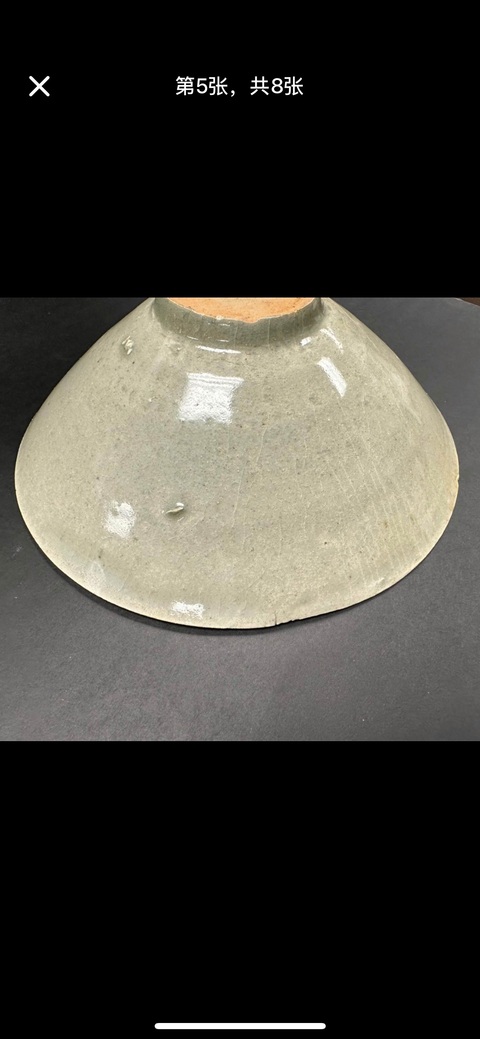古玩陶瓷影青刻花碗真品鑒賞圖