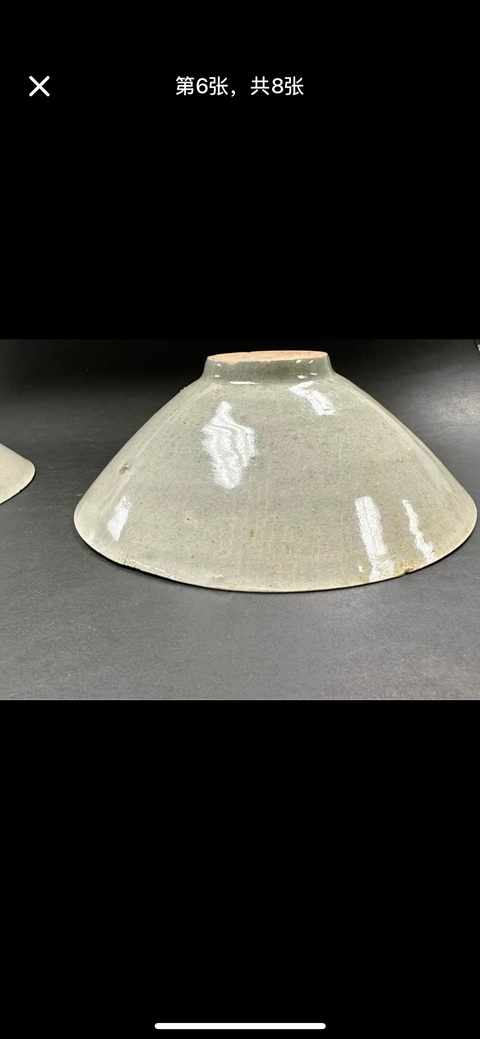 古玩陶瓷影青刻花碗真品鑒賞圖
