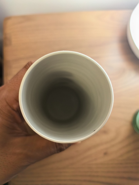 古玩陶瓷粉彩蟲草紋香筒真品鑒賞圖