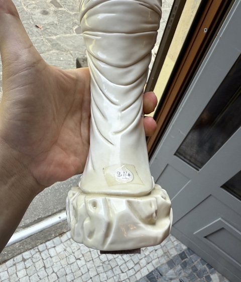 古玩陶瓷德化羅漢立像真品鑒賞圖