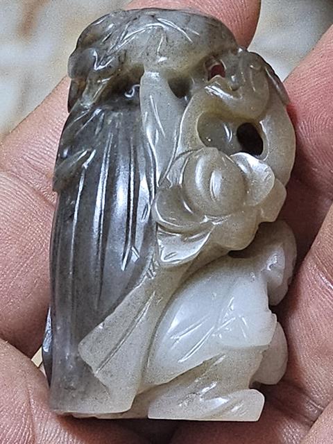 古玩雜項人物把件真品鑒賞圖