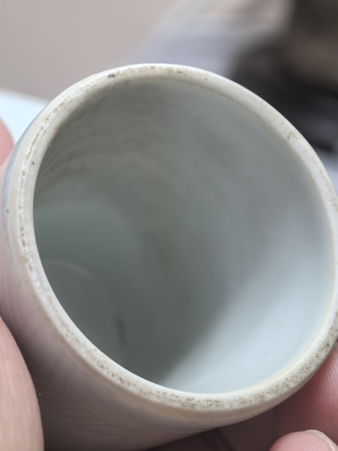 古玩陶瓷高足杯真品鑒賞圖