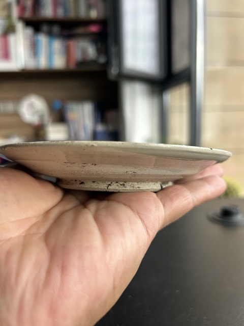 古玩陶瓷磁州窯白地黑花盤真品鑒賞圖