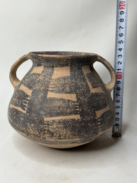 古玩陶瓷馬家窯·雙系罐真品鑒賞圖