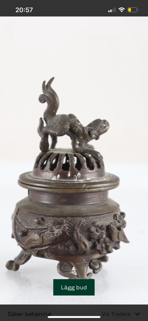 古玩銅器銅熏爐真品鑒賞圖