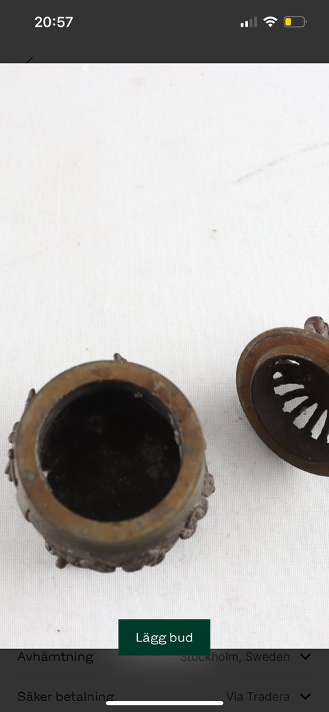 古玩銅器銅熏爐真品鑒賞圖