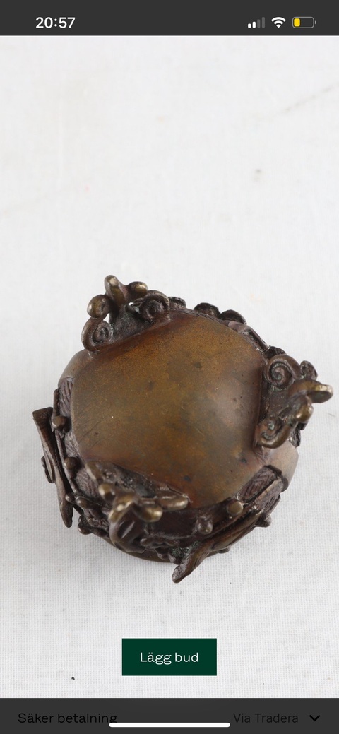 古玩銅器銅熏爐真品鑒賞圖
