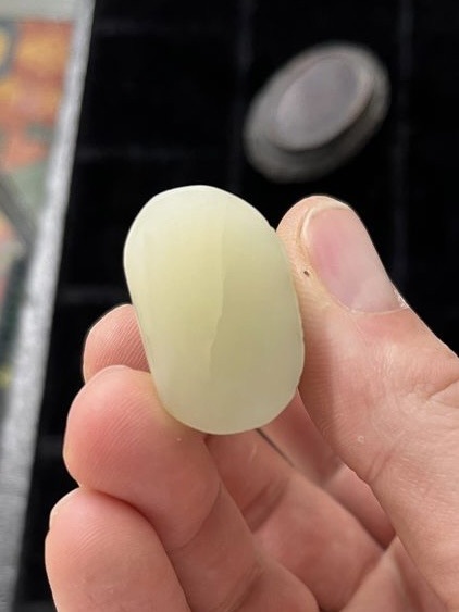 古玩玉器玉羅漢真品鑒賞圖