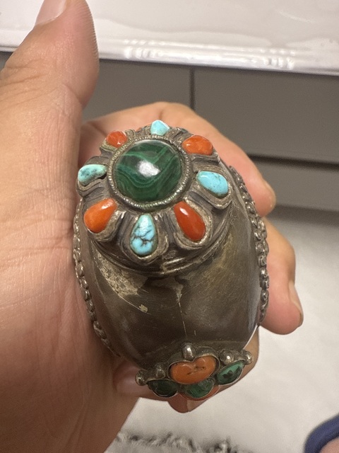 古玩銅器鼻煙壺真品鑒賞圖