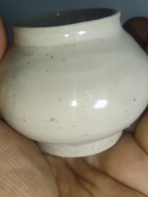 古玩陶瓷白釉罐真品鑒賞圖