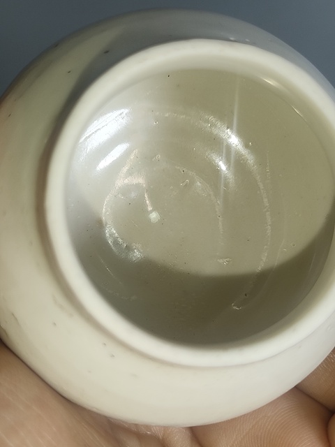 古玩陶瓷白釉罐真品鑒賞圖