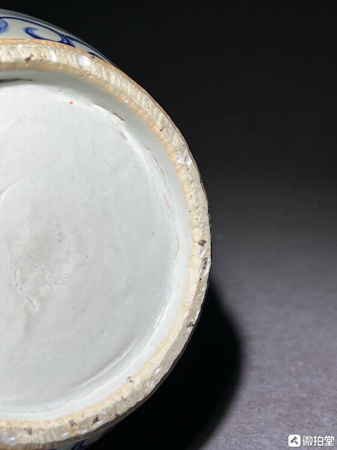 古玩陶瓷青花人物罐真品鑒賞圖