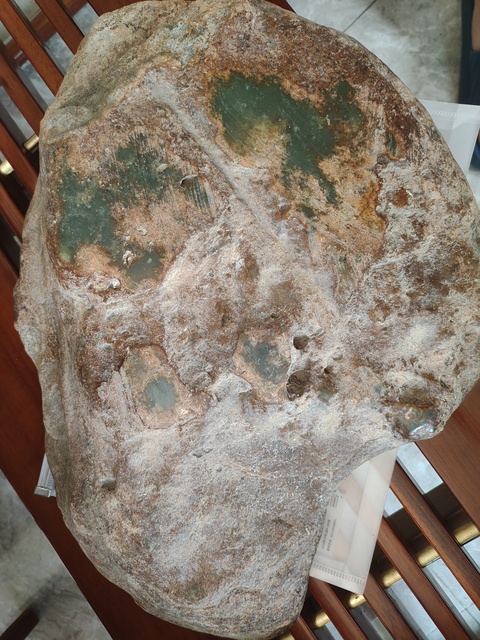 古玩玉器河磨玉料原石真品鑒賞圖